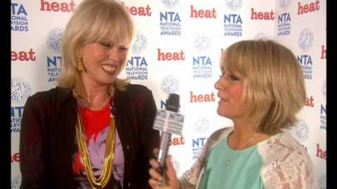 NTA's: Joanna Lumley side of stage for Frozen Planet
