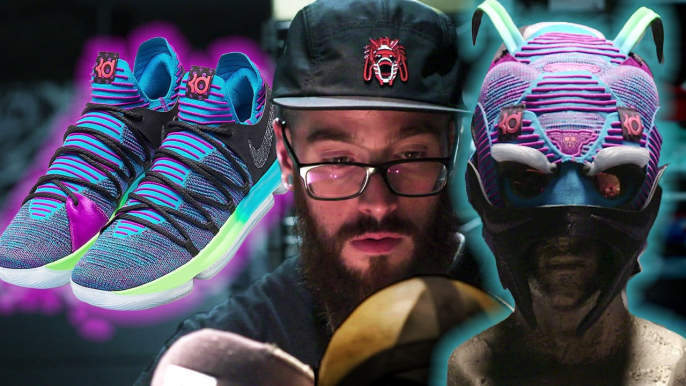 This Artist Tears Up Ultra-Expensive Sneakers to Make Elaborate Masks