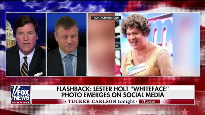 Tucker Carlson Draws On Lester Holt's Halloween Costume After Megyn Kelly's Blackface Remarks