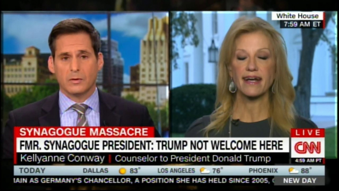 Kellyanne Conway, Counselor to President Donald Trump speaking on Former Synagogue President: Donald Trump not Welcome here. #DonaldTrump #News #Synagogue #POTUS #KellyanneConway