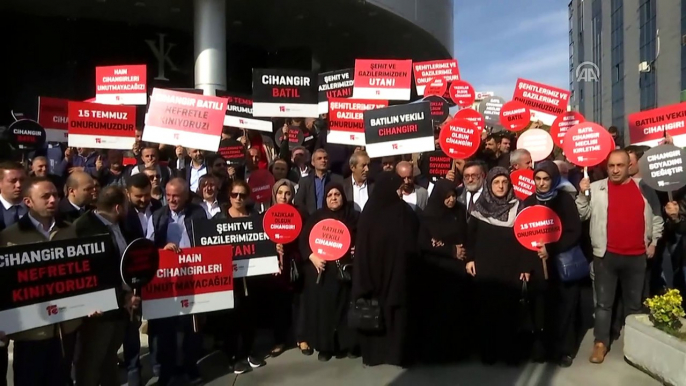 Saadet Partisi milletvekili Cihangir İslam protesto edildi - İSTANBUL