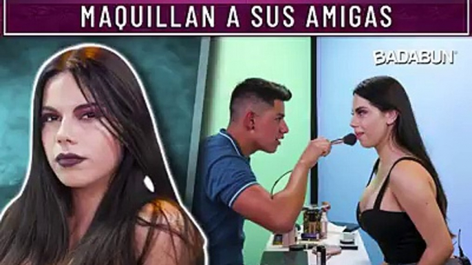 Youtubers hombres maquillan a sus amigas. Badabun. Youtubers hombres maquillan a sus amigas. Badabun.