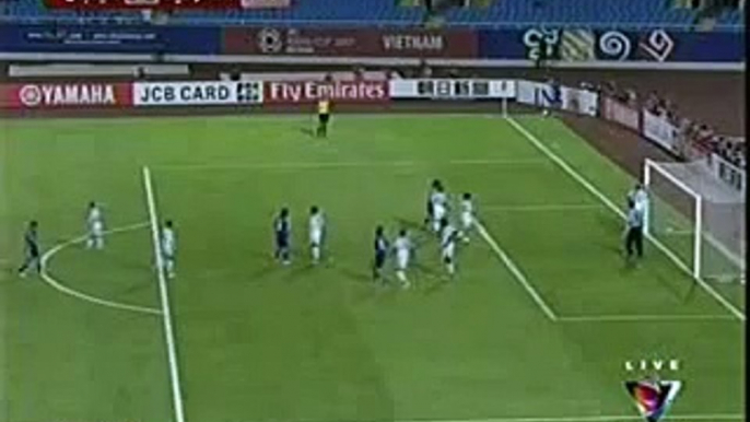 الشوط الاول مباراة السعودية و اليابان 3-2  نصف نهائي كاس اسيا 2007