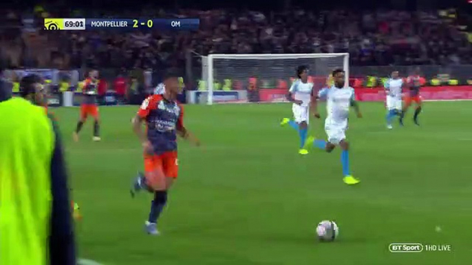 Résumé Montpellier 3 - 0 Marseille / Buts Paul Lasne