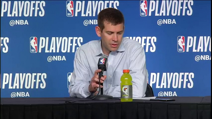 Brad Stevens Postgame conference   Celtics vs Bucks Game 6   April 26 , 2018   NBA Playoffs