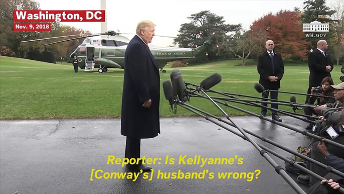 Donald Trump Rips George Conway as \'Mr. Kellyanne Conway\': \'He\'s Just Trying to Get Publicity for Himself