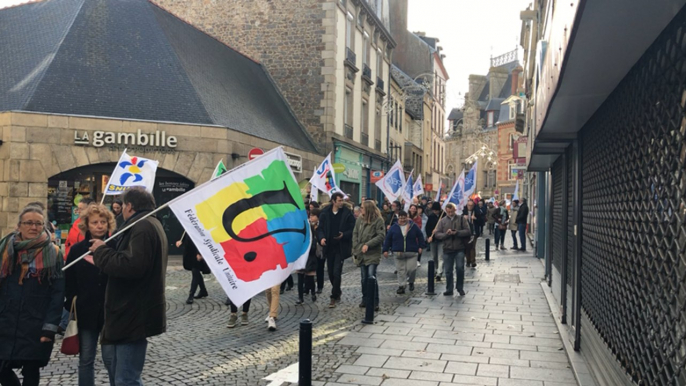 Manifestation des syndicats d’enseignants