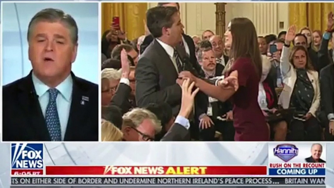 Fox's Sean Hannity Unloads On CNN's Jim Acosta: 'Grandstanding, Sycophant Left-winger'