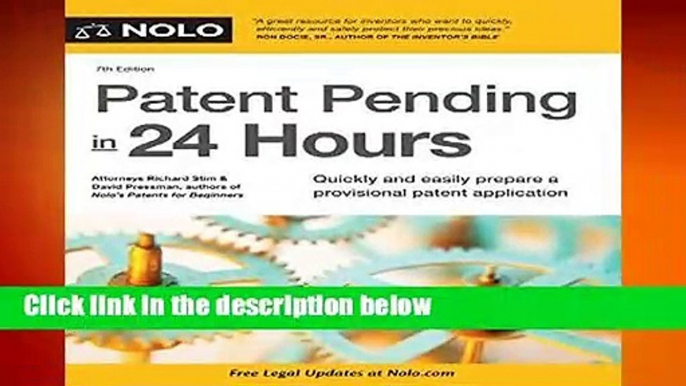 Patent Pending in 24 Hours  Review