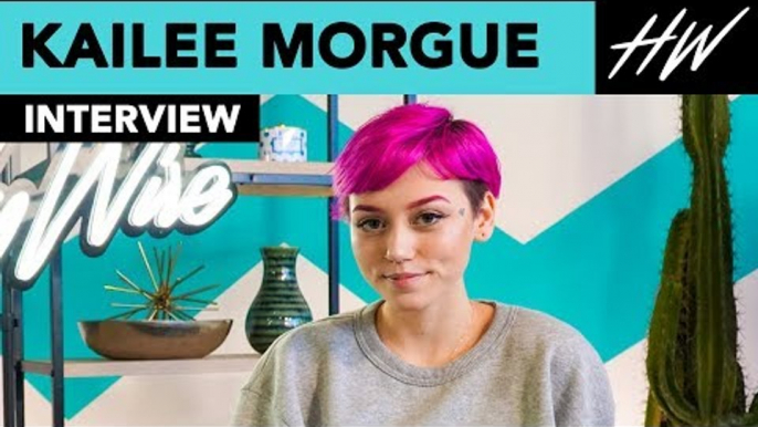 Kailee Morgue Reveals Her Favorite Tattoo & Why She Cut And Dyed Her Hair Pink! | Hollywire