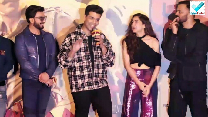 simmba trailer launch | ranveer singh simmba trailer | Ranveer singh, Sara Ali Khan, Sonu Sod