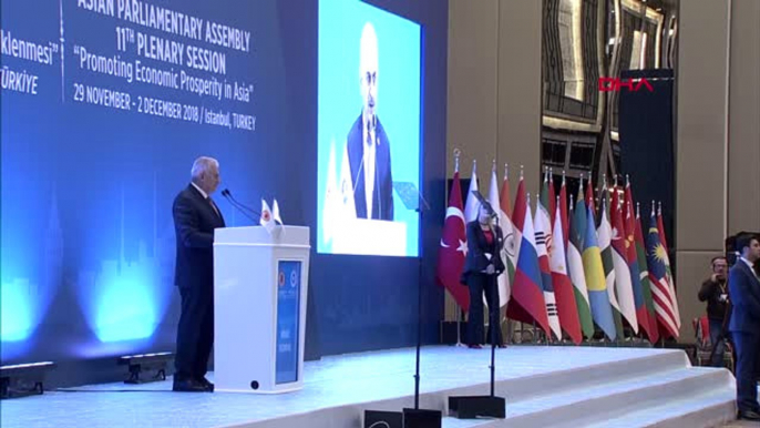 Binali Yıldırım Asya Parlamenter Asamblesi Genel Kurulunda Konuştu