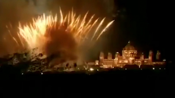 Priyanka Chopra-Nick Jonas wedding: Sky lit with fireworks at Jodhpur’s Umaid Bhawan Palace