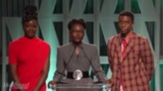 Lupita Nyong'o, Chadwick Boseman, Danai Gurira Announce 'Black Panther' Scholarship | Women in Entertainment 2018