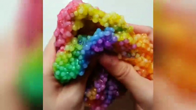 Rainbow Slime - Most Satisfying Rainbow Slime ASMR