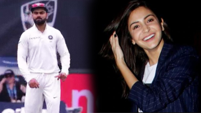 Virat Kohli dances in front of Anushka Sharma during match | FilmiBeat