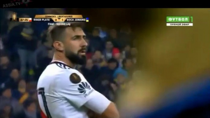 Pratto L.   Amazing  Goal  (1:1)  River Plate - Boca Juniors