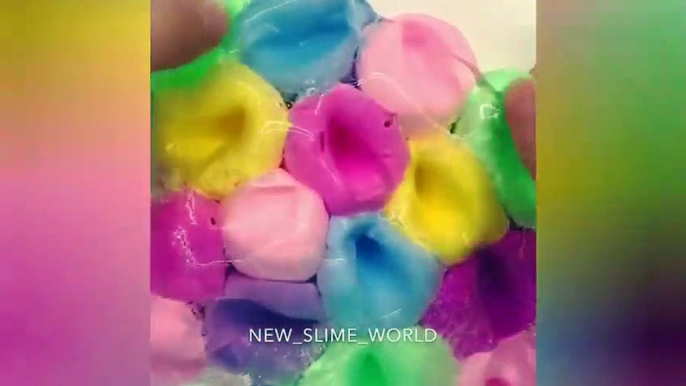 Most Satisfying Slime ASMR Video 2018 - Rainbow Slime ASMR #26