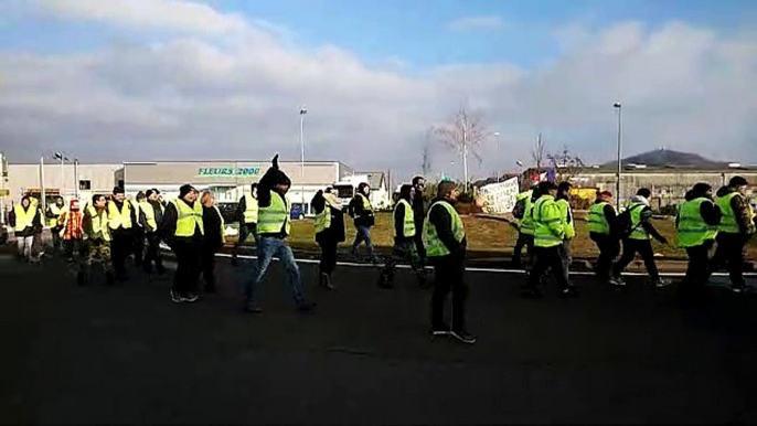 Acte V : les gilets jaunes marchent à Noidans-les-Vesoul