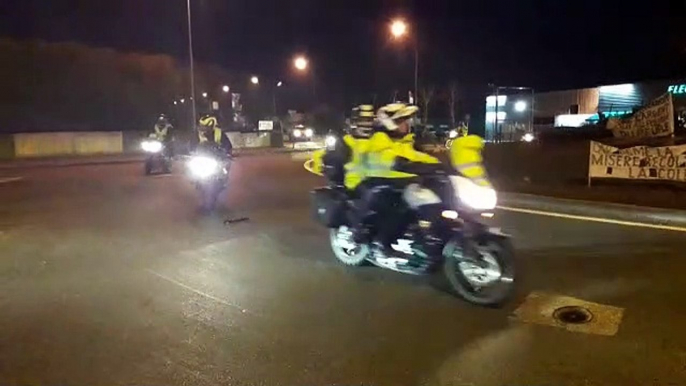 Les motards reviennent dans le rond-point de Noidans-lès-Vesoul