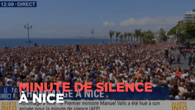 Nice : minute de silence en hommage aux victimes