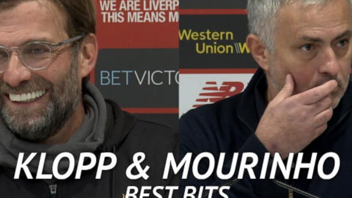 I am tired looking at Robertson! - Klopp and Mourinho best bits