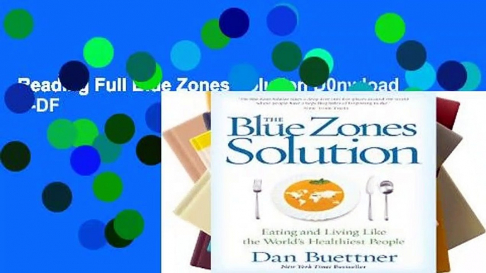 Reading Full Blue Zones Solution D0nwload P-DF