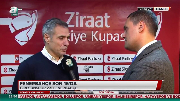 Ersun Yanal: ”Fenerbahçe’nin zorlukları olur ama Fenerbahçe asla eğilmez, Fenerbahçe asla çömelmez. Fenerbahçe başka bir boyuttur. Fenerbahçe bir spor kulübünden öte çok büyük bir sivil toplum örgütüdür.”