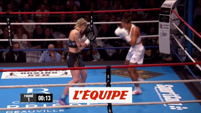 Le résumé vidéo du combat d'Estelle Yoka-Mossely - Boxe - Deauville