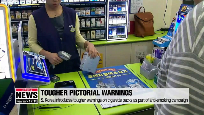 S. Korea introduces tougher warnings on cigarette packs as part of anti-smoking campaign