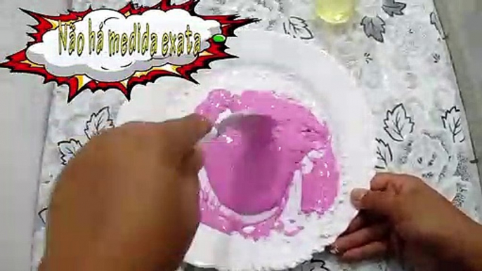 COMO FAZER AMOEBA SEM COLA SEM BORAX COM DETERGENTE MASSINHA GELECA SLIME