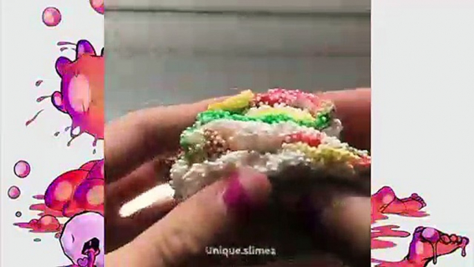 Satisfying Slime ️ #59 Crunchy | Clear | Flubber | Fluffy | Edible | Glitter Slime