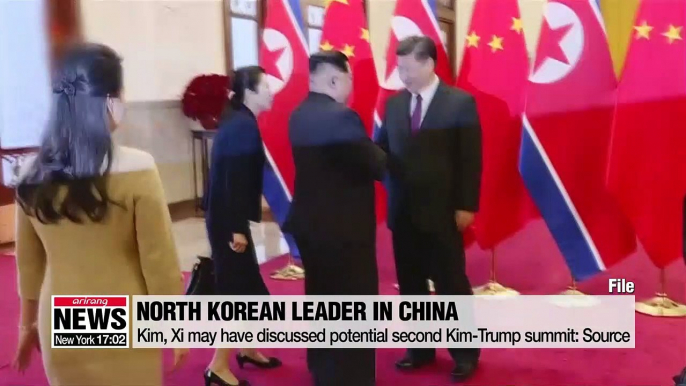 N. Korean leader holds summit with Chinese leader Xi in Beijing ahead of possible Trump meeting