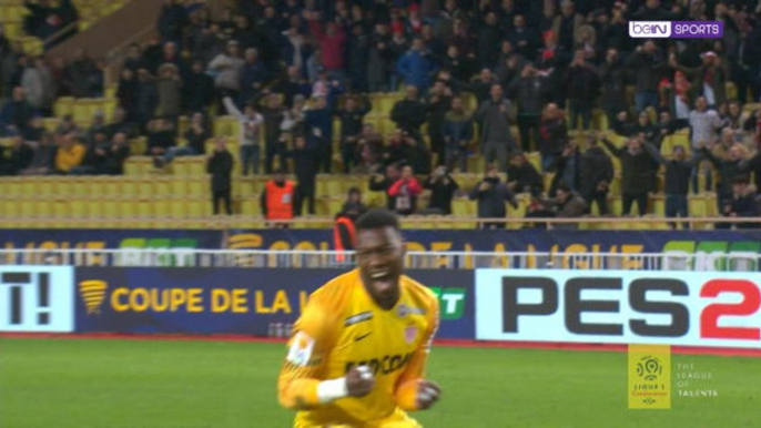 Monaco goalkeeper Badiashile scores winning penalty in Coupe de la Ligue shootout