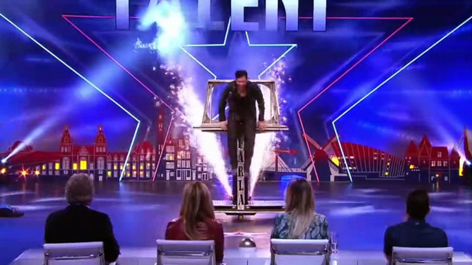 Illusionist Steals The Show on Holland s Got Talent   Magicians Got Talent