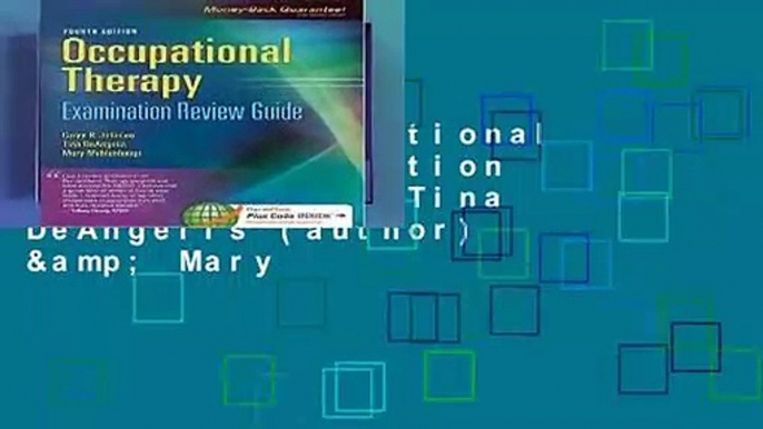 Library  Occupational Therapy Examination Review Guide - Tina DeAngelis (author) & Mary