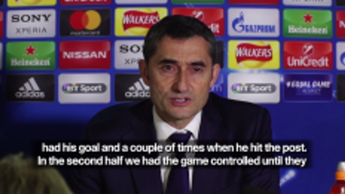 Ernesto Valverde: We were lacking the control of the ball but the best of all is that we were still on the game