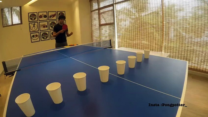 Au beer pong, ce mec vous éclate ! Meilleurs coups de ping pong !