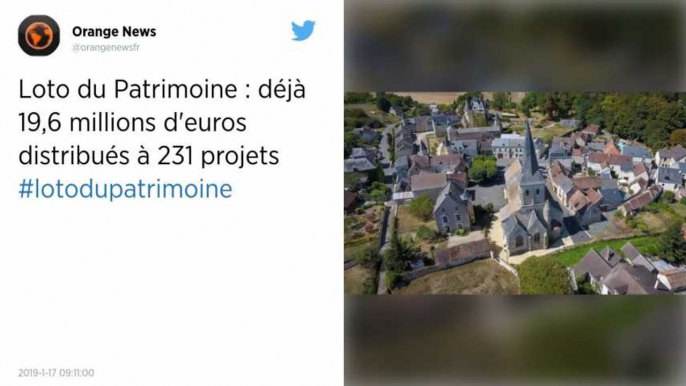 Loto du Patrimoine : 19,6 millions d’euros déjà attribués à 231 projets