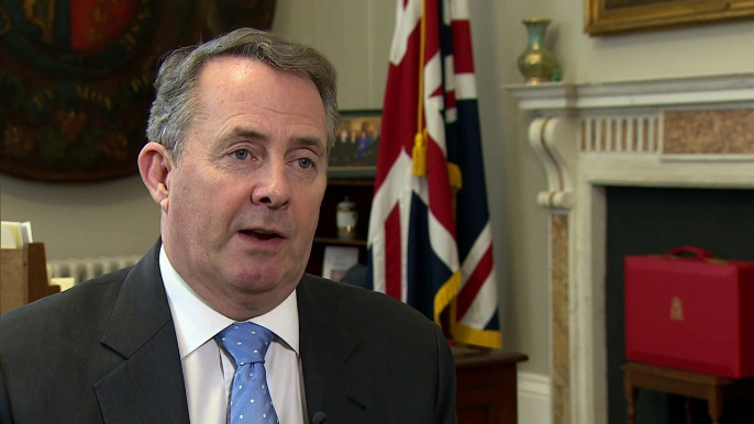 Liam Fox urges MPs to support new Irish backstop plan