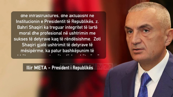 Presidenti i propozon mazhorancës kandidatin e ri për KLSH