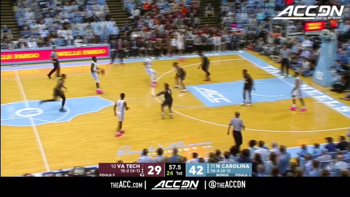 Virginia Tech vs. North Carolina Basketball Highlights (2018-19)