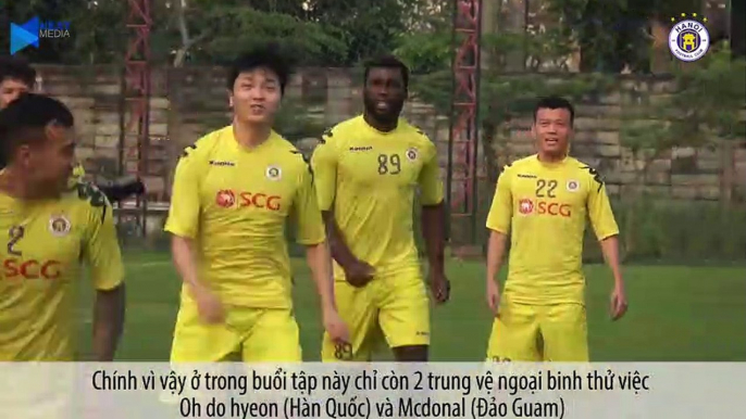 CLB Hà Nội hăng say tập luyện, sẵn sàng với thử thách tiếp theo tại Leo Cup | HANOI FC