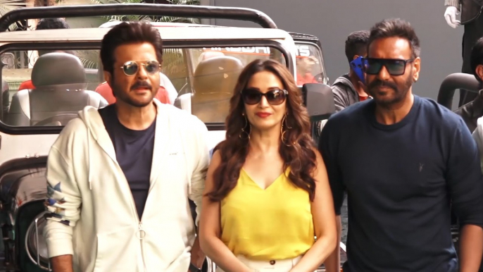 Madhuri Dixit, Anil Kapoor, Ajay Devgan attend Total Dhamaal trailer release