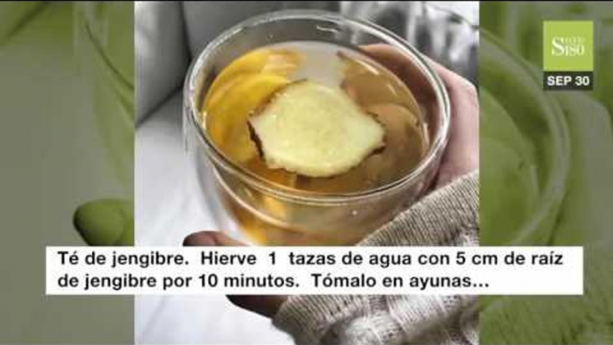 Bebidas caseras para bajar de peso | Salud180 WB