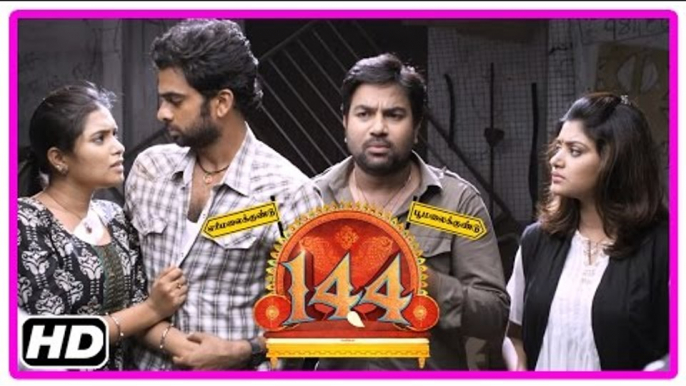 144 Tamil Movie | Comedy Scenes | Ramadoss kidnaps Shruthi and Oviya | Shiva | Ashok Selvan