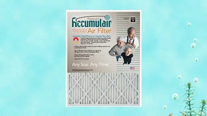 18x30x2 1712x2912 Accumulair Platinum Filter MERV 11 4Pack