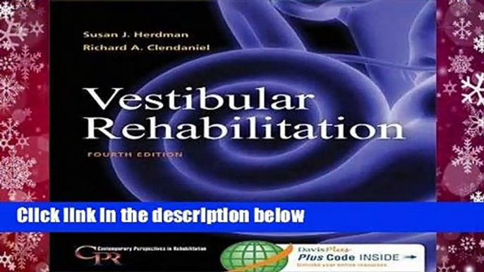 Vestibular Rehabilitation (Contemporary Perspectives in Rehabilitation)