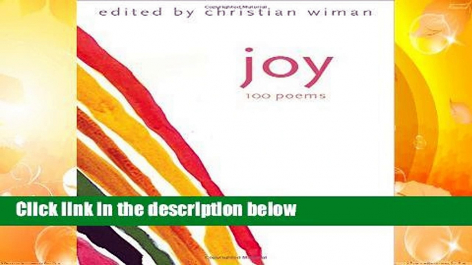 Joy: 100 Poems