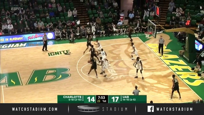 Charlotte vs. UAB Basketball Highlights (2018-19)